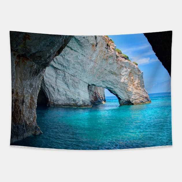 Tropical Island Tapestry by NewburyBoutique