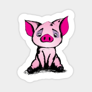 Pink Pig Magnet