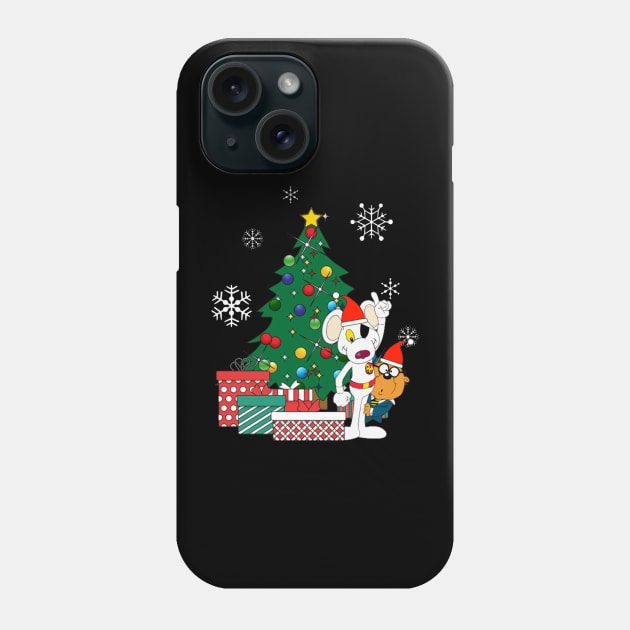 Danger Mouse And Penfold Around The Christmas Tree Phone Case by box2boxxi