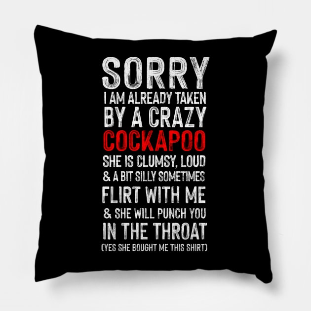 Crazy Cockapoo / Meme Humor Pillow by DankFutura