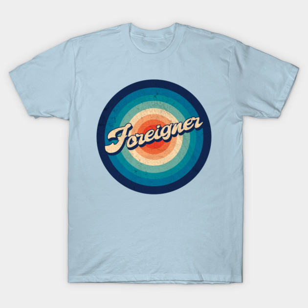 Discover Foreigner - VINTAGE CIRCLE - Vintage Circle - T-Shirt