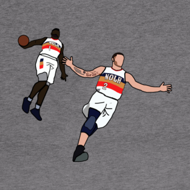 Lonzo Ball Alley OOP to Zion Williamson - NBA New Orleans Pelicans - Zion Williamson - Hoodie ...