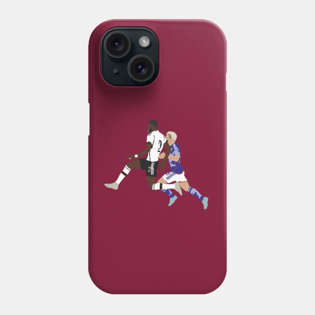 Rüdiger’s sprint form vs Asano Phone Case by Jackshun