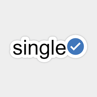 Verified Single (Black Text) Magnet