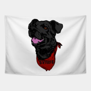 Negro Matapacos, the riot dog (evade) Tapestry