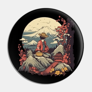 Mount Fuji Pin