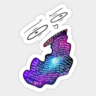 Existential Trollge Sticker for Sale by heckword