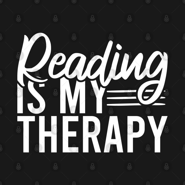 Reading Is My Therapy by Blonc