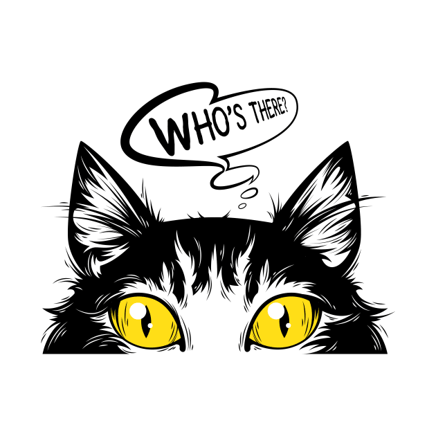 Suspicious Cat with yellow Eyes by BlindVibes