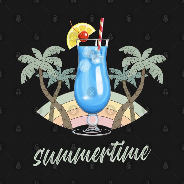 Summertime Cocktail by Whimsical Frank