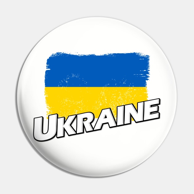 Ukraine flag Pin by PVVD