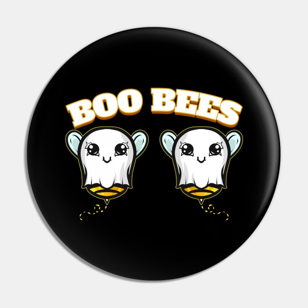 Boo Bees Dressed Up As Ghost Costume Halloween Pin by SinBle