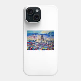 Barcelona in evening dress Phone Case