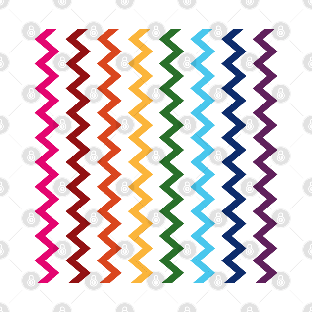 Rainbow Chevron by PSCSCo