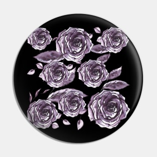 black roses Pin