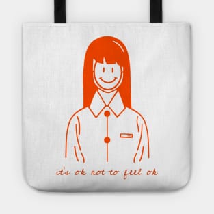 It's OK Not To Feel OK - Female Mental Health Matters - Help to rise the awareness. Tote