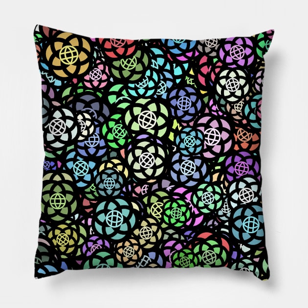 Epcot Center Pattern Pillow by FandomTrading