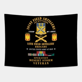 1st Battalion, 201st Artillery, 18th FA Bde - Operation Desert Storm Veteran X 300 Tapestry