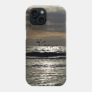 Dark foray over the sparkling Danish Sea Phone Case