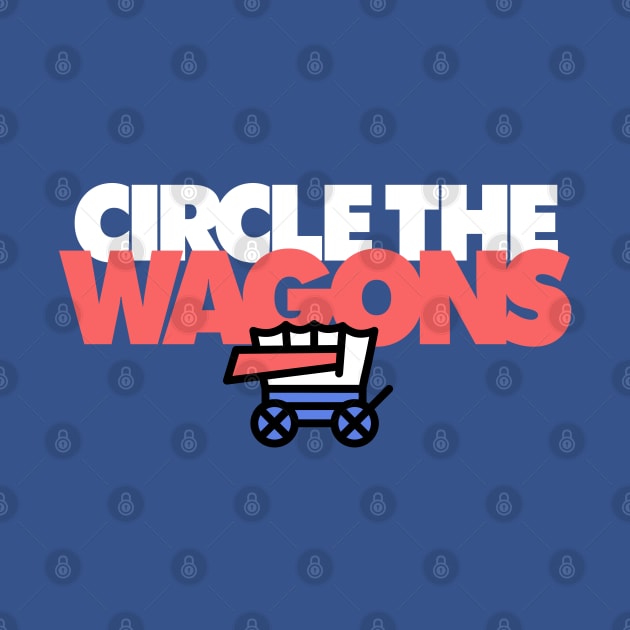 Circle the Wagons Bills Logo by Carl Cordes