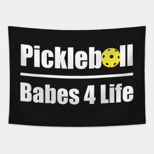 Pickleball Babes 4 Life Tapestry