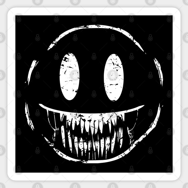 Creepy Smile Stickers for Sale