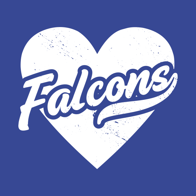 Vintage Falcons School Spirit // High School Football Mascot // Go Falcons by SLAG_Creative