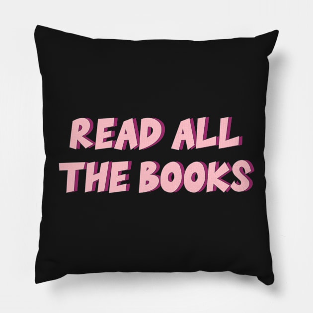 Read all the Books Pillow by baranskini