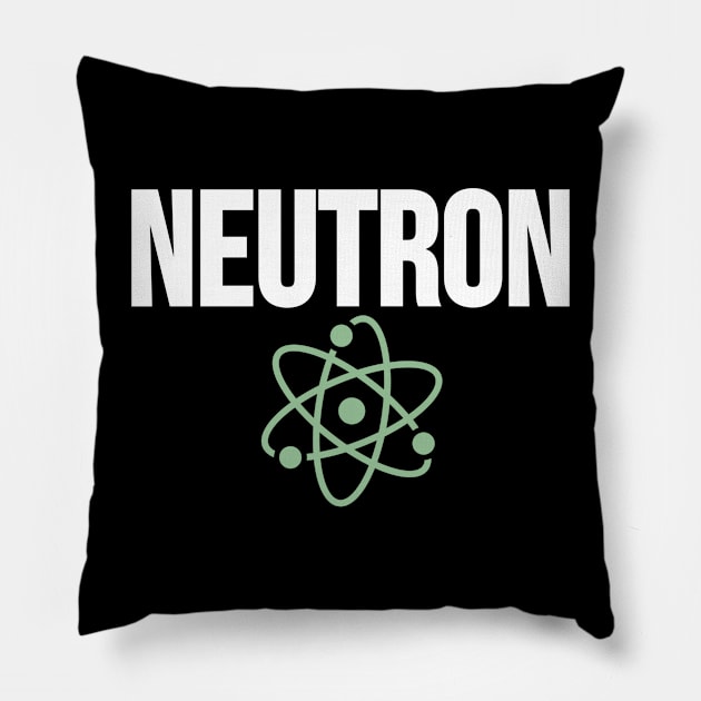 Neutron, chemistry, physics Pillow by Blueberry Pie 