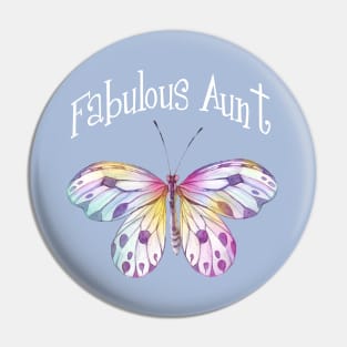 Fabulous Aunt Butterfly Pin