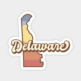 Delaware Retro Magnet