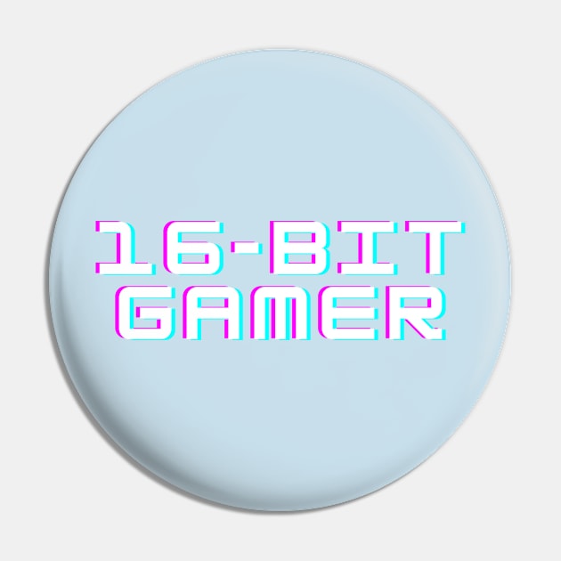 16-bit gamer Pin by C-Dogg