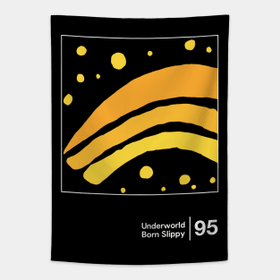 Born Slippy / Minimal Style Graphic Artwork Design Tapestry