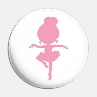 Ballerina Silhouette, Ballet Girl, Ballet Dancer Pin