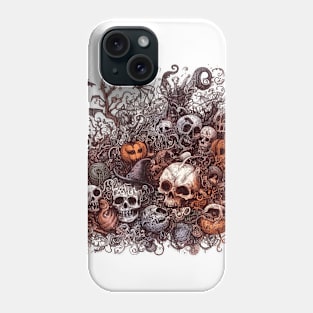 Halloween's Luminous Lines Phone Case