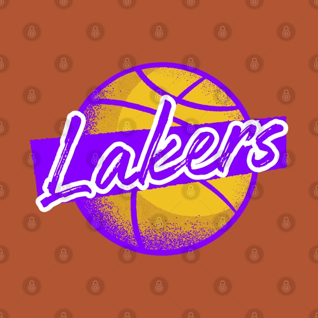 Basketball Lakers by Bruno Pires