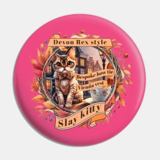 Cat Couture Bespoke Vicuña Slay Kitty Style 07D Pin