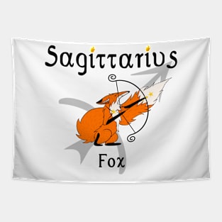 Sagittarius Fox Tapestry