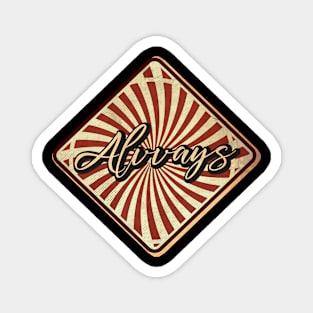 Alvvays vintage design on top Magnet