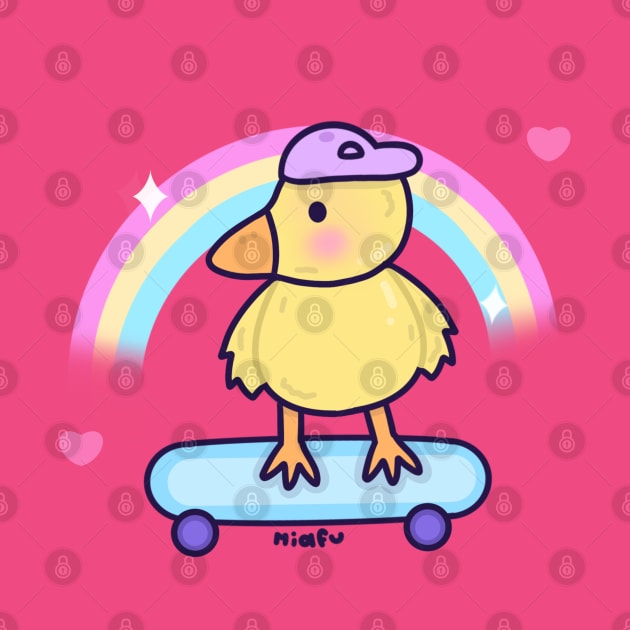 Skateboard Duck by Miaufu&Friends