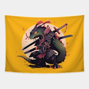 lizard warrior Tapestry