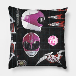 Pink Power Weapons Pillow