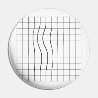 Square Glitch Pattern Pin