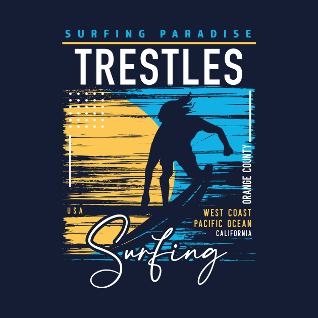 Retro Trestles Beach Surfing // Surfers Paradise // Surf California by SLAG_Creative