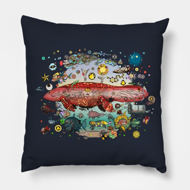 SΔTI Pillow by WaldekBorowski