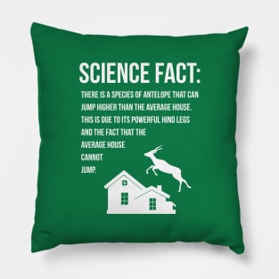 science fact - antelope Pillow