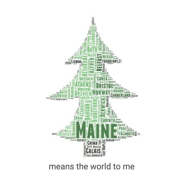 Foreign Towns of Maine by spiffy_design