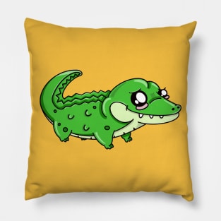 Kawaii Alligatorito Pillow