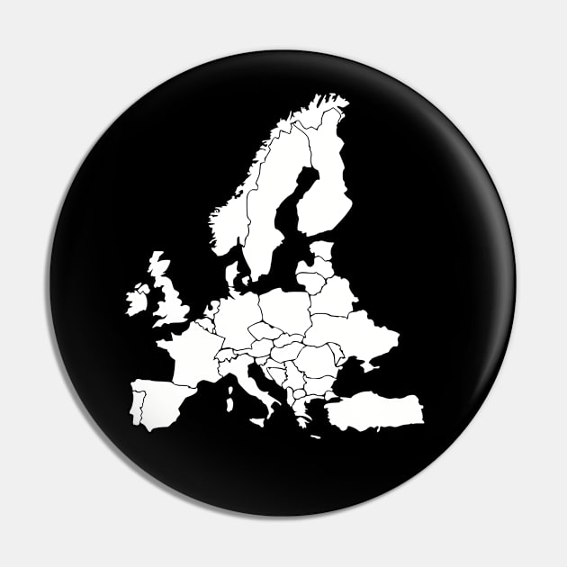 Europe Pin by Designzz