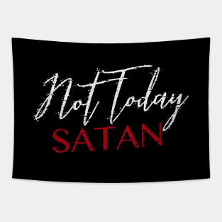 Not Today Satan Tapestry